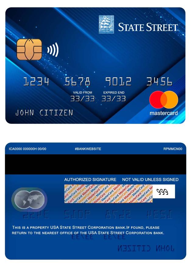 USA State Street Corporation bank mastercard